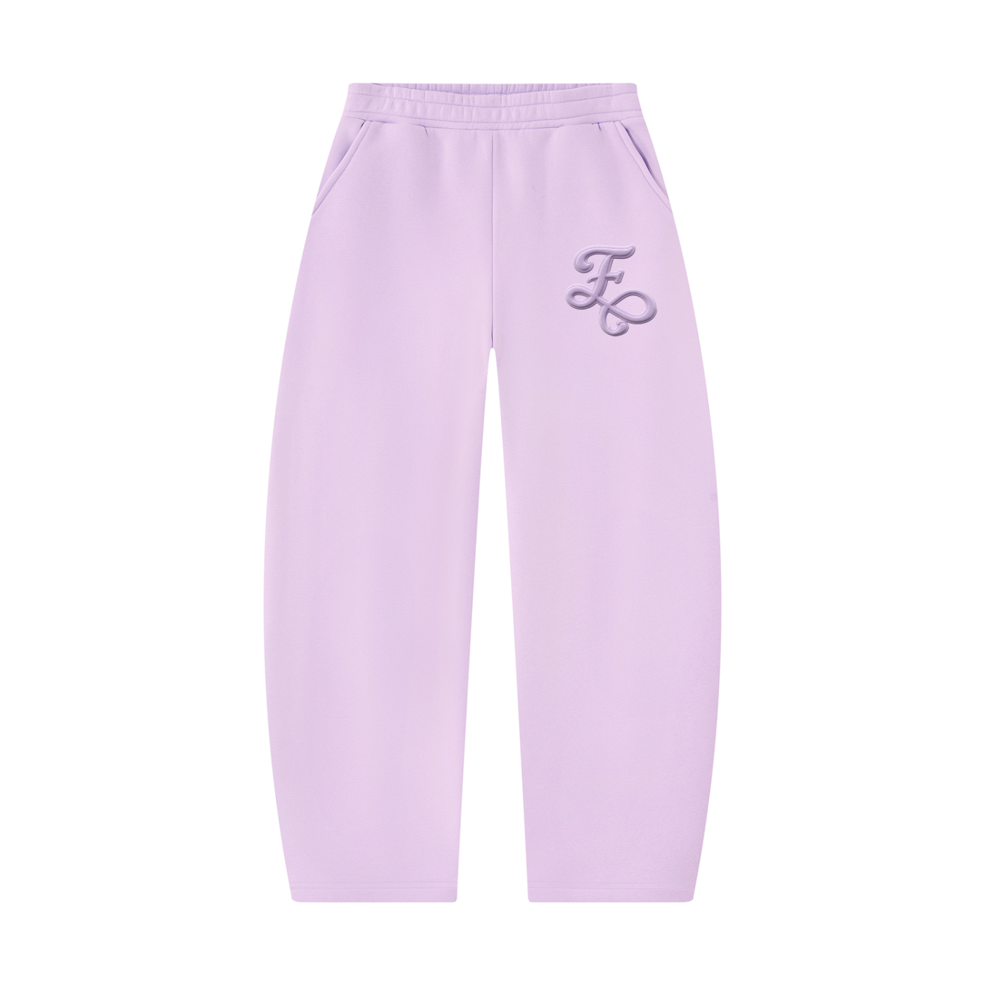 Faire | “F” | Unisex Barrel Leg Sweatpants