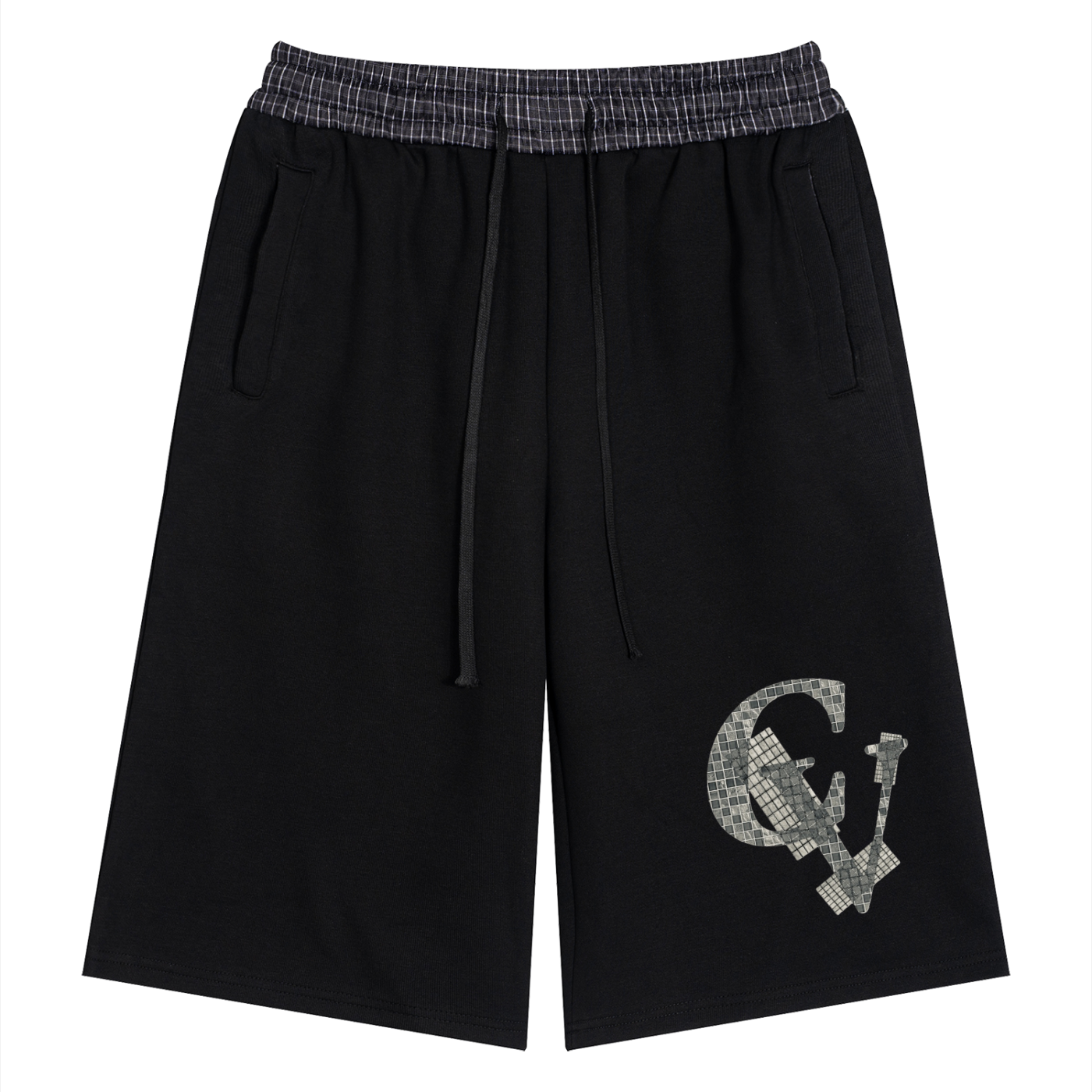 CV Plaid Waistband Shorts