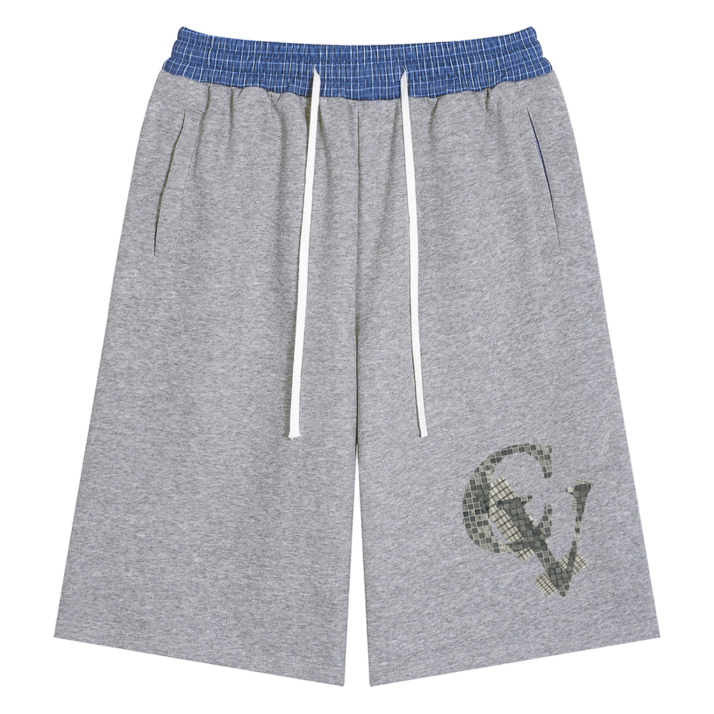 CV Plaid Waistband Shorts