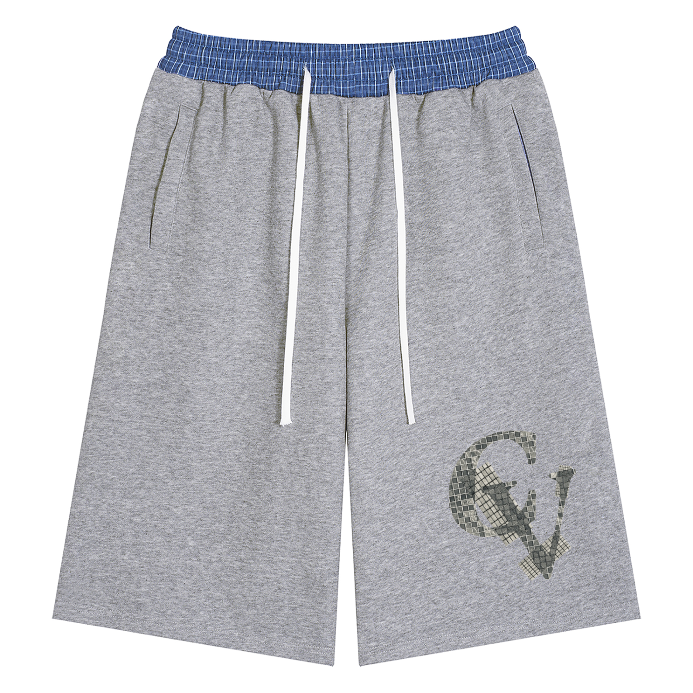 CV Plaid Waistband Shorts