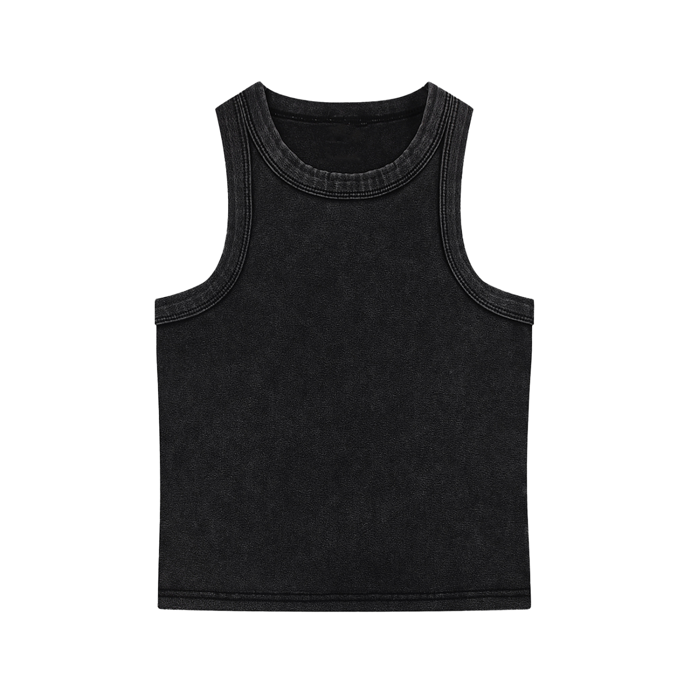 CV Blanks | Snow Washed Fitted Tank Top