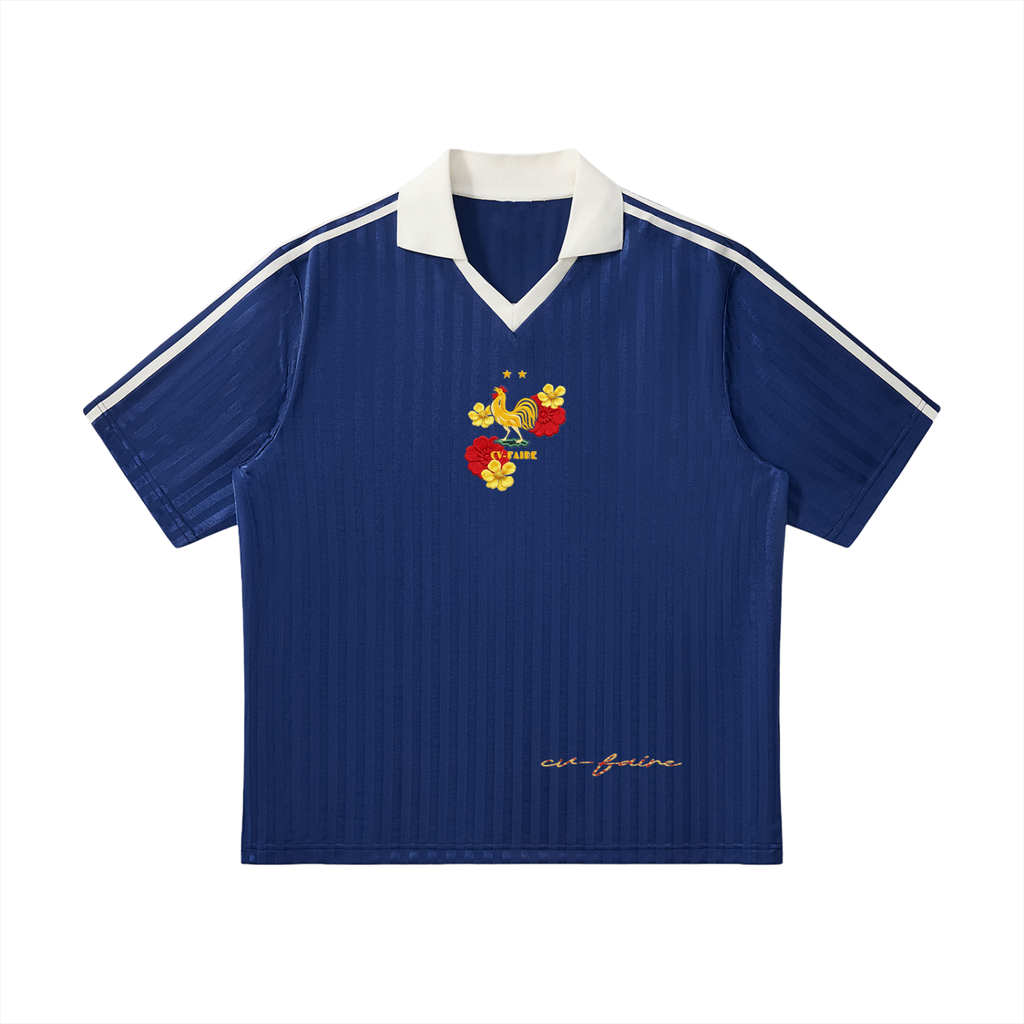 CV X WRLD CUP | FRANCE | Collar Striped Jersey