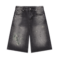 CV Wide Leg Denim Shorts
