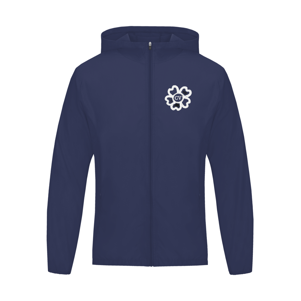 CV Flower | Bleu Marine/Blanc | Limited edition windbreaker