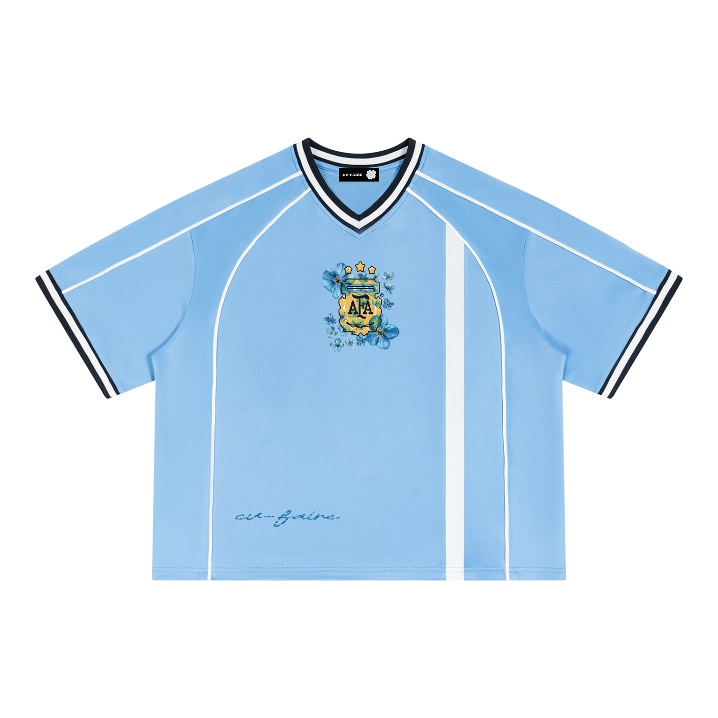 CV X WRLD CUP | ARGENTINA | Boxy V-Neck Jersey