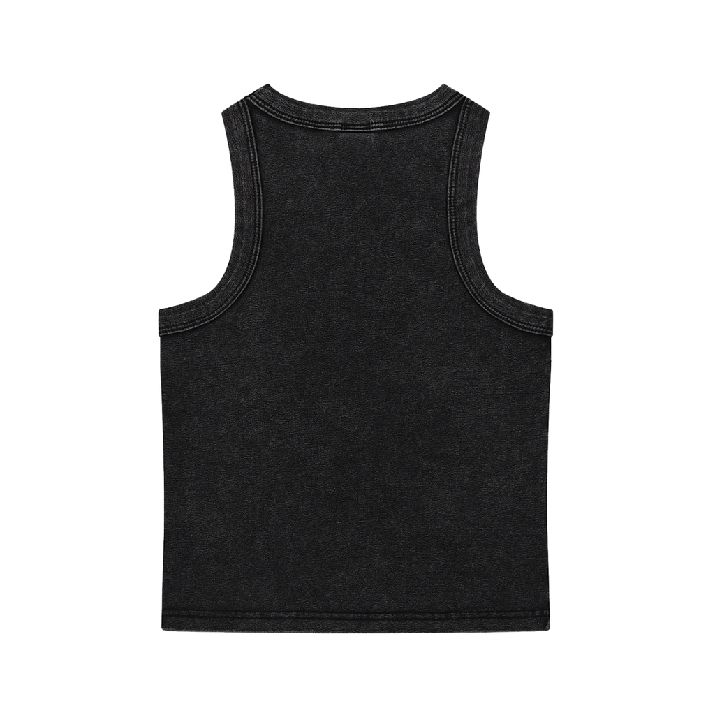 CV Blanks | Snow Washed Fitted Tank Top