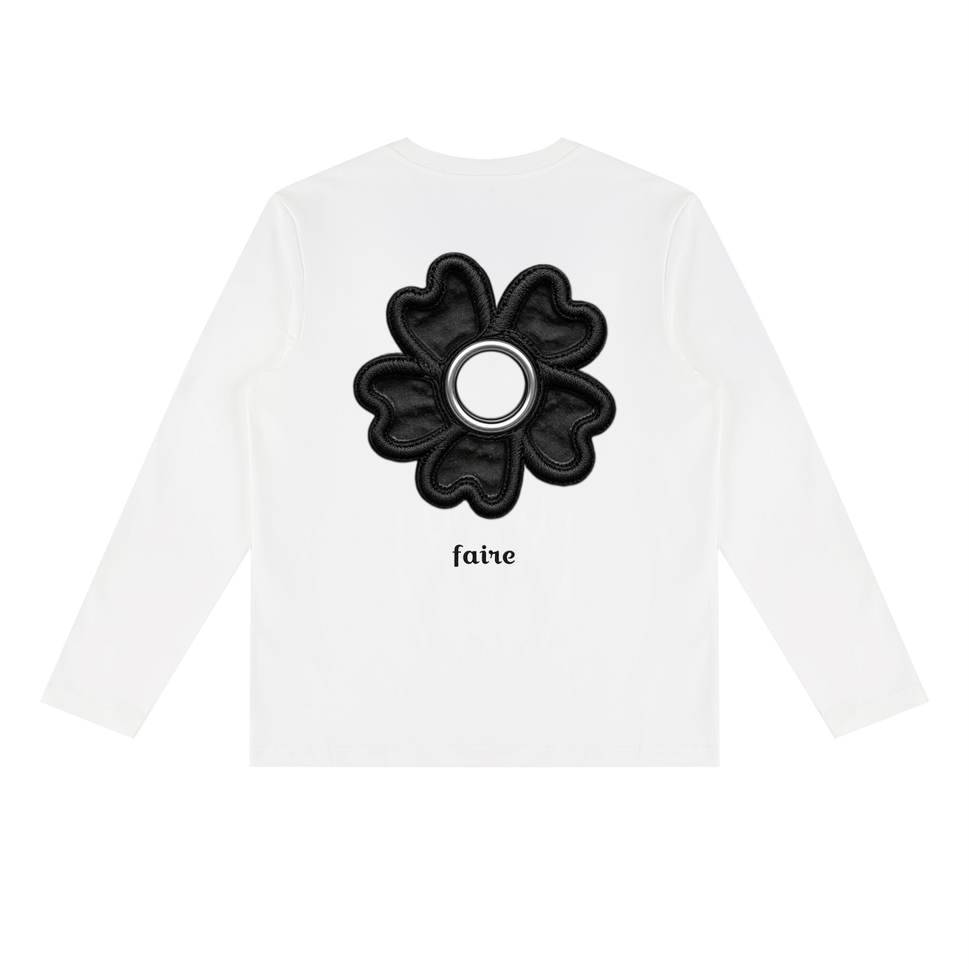 Faire Fleur |  Le rouge et blanc | Heavyweight Long Sleeve